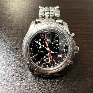 Tag Heuer Link Chronograph Mens Watch.